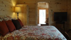 cabin rental bedroom