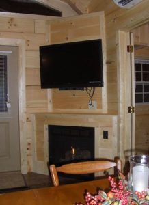 cabin rental tv